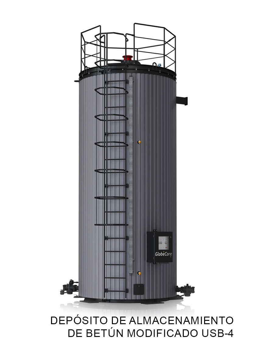 Depósito de almacenamiento de betún modificado USB-4