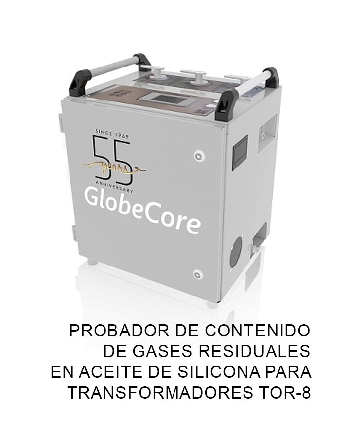 Probador de contenido de gases residuales en aceite de silicona para transformadores TOR-8