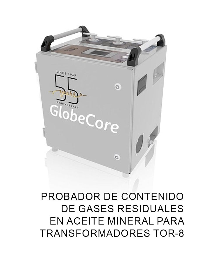 Probador de contenido de gases residuales en aceite mineral para transformadores TOR-8