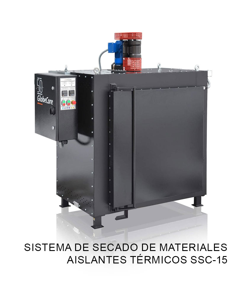 Sistema de secado de materiales aislantes térmicos SSC-15