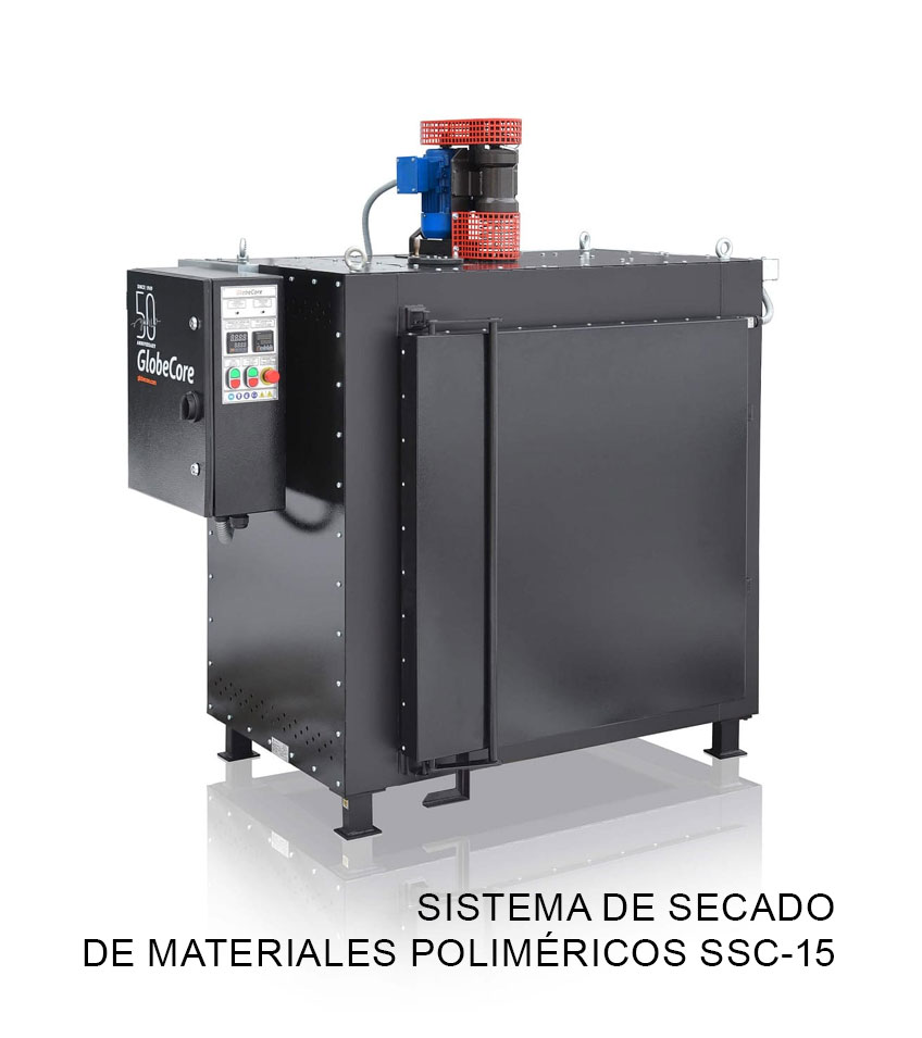 Sistema de secado de materiales poliméricos SSC-15